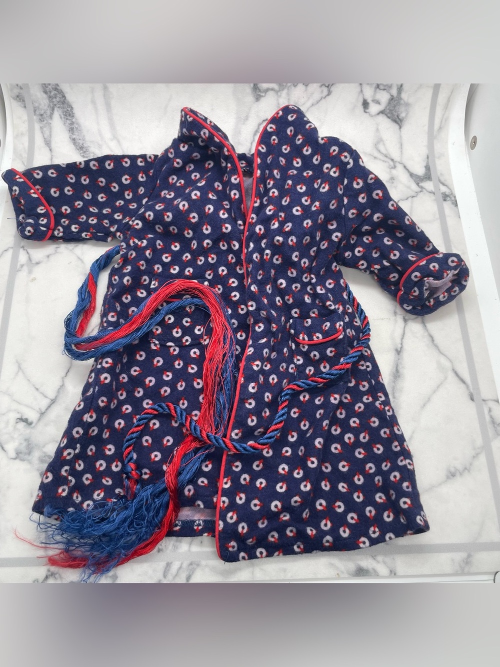 American Girl Doll  Pleasant Company Molly's Robe *Damaged Tie*